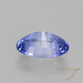 Saphir Bleu pastel naturelle ovale, 0.75 ct, VVS-VS
