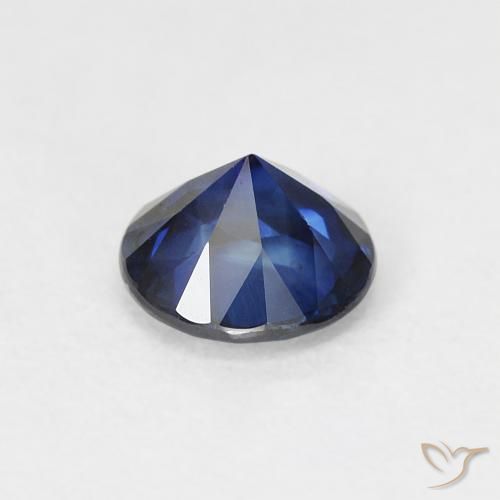 Saphir Bleu crépuscule naturelle Tour, 0.58 ct, VVS-VS