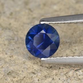 Saphir Bleu foncé naturelle Tour, 0.54 ct, VVS-VS