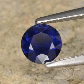 Saphir Bleu foncé naturelle Tour, 0.62 ct, VVS-VS