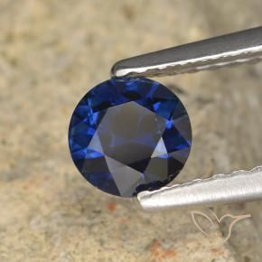 Saphir Bleu crépuscule naturelle Tour, 0.57 ct, VVS-VS