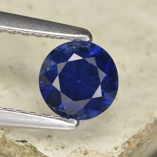 Saphir Bleu crépuscule naturelle Tour, 0.57 ct, VVS-VS