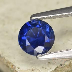 Saphir Bleu crépuscule naturelle Tour, 0.57 ct, VVS-VS