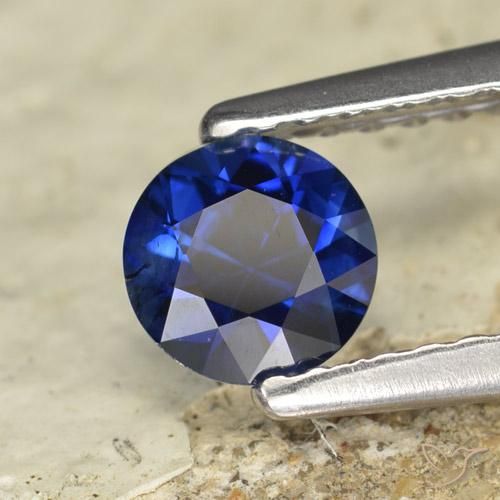 Saphir Bleu crépuscule naturelle Tour, 0.56 ct, VVS-VS