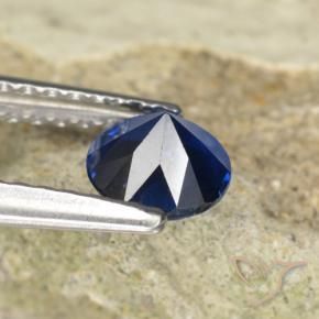 Saphir Bleu marine naturelle Tour, 0.62 ct, VVS-VS