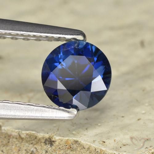 Saphir Bleu crépuscule naturelle Tour, 0.58 ct, VVS-VS