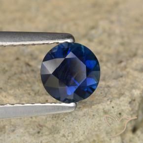 Saphir Bleu crépuscule naturelle Tour, 0.63 ct, VVS-VS
