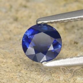Saphir Bleu foncé naturelle Tour, 0.57 ct, VS