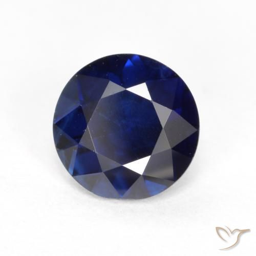 Saphir Bleu foncé naturelle Tour, 0.56 ct, VS