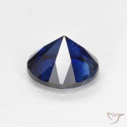 Saphir Bleu foncé naturelle Tour, 0.56 ct, VS