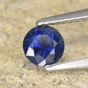 Saphir Bleu crépuscule naturelle Tour, 0.60 ct, VS