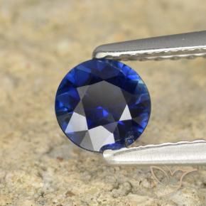 Saphir Bleu marine naturelle Tour, 0.56 ct, VS