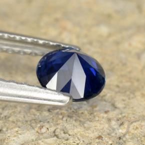 Saphir Bleu marine naturelle Tour, 0.56 ct, VS