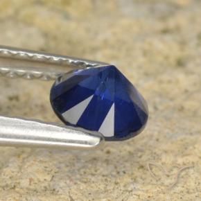 Saphir Bleu marine naturelle Tour, 0.60 ct, VS