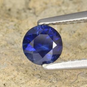 Saphir Bleu crépuscule naturelle Tour, 0.60 ct, VS