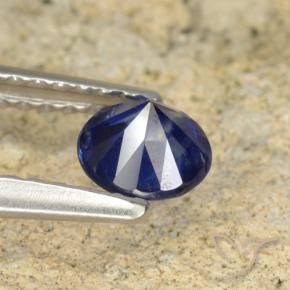 Saphir Bleu crépuscule naturelle Tour, 0.60 ct, VS