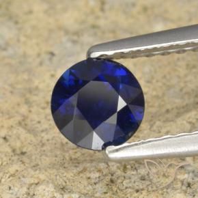 Saphir Bleu foncé naturelle Tour, 0.60 ct, VS