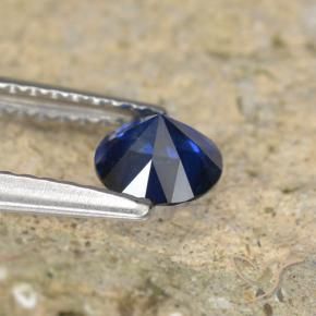 Saphir Bleu crépuscule naturelle Tour, 0.64 ct, VVS-VS