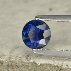 Saphir Bleu crépuscule naturelle Tour, 0.73 ct, VVS-VS