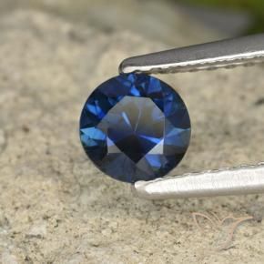 Saphir Bleu foncé naturelle Tour, 0.62 ct, VVS