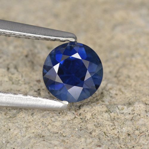 0.69ct Naturel Bleu marine Saphir, Tour, VS