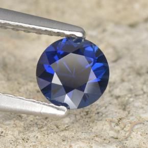 Saphir Bleu crépuscule naturelle Tour, 0.66 ct, VVS