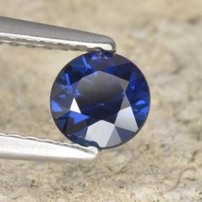 Saphir Bleu marine naturelle Tour, 0.62 ct, VVS