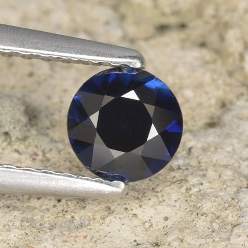 0.55ct Naturel Bleu crépuscule Saphir, Tour, VVS