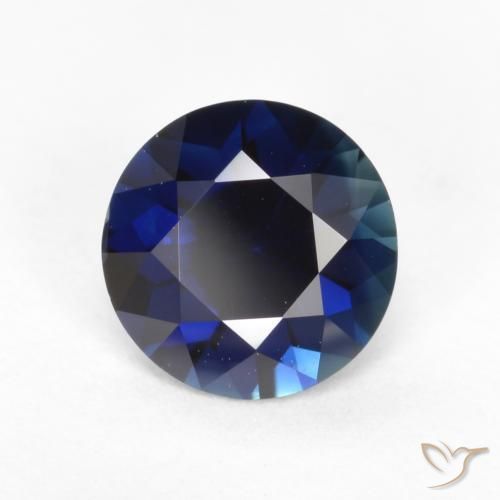 Saphir Bleu crépuscule naturelle Tour, 0.64 ct, VVS