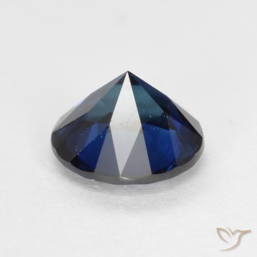 Saphir Bleu crépuscule naturelle Tour, 0.64 ct, VVS
