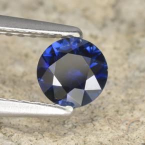 Saphir Bleu marine naturelle Tour, 0.52 ct, VVS