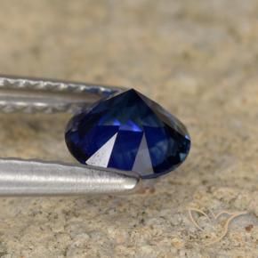 Saphir Bleu marine naturelle Tour, 0.56 ct, VVS-VS