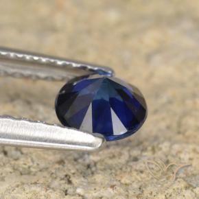 Saphir Bleu crépuscule naturelle Tour, 0.50 ct, VVS-VS