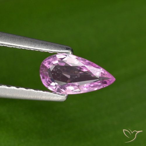 0.41ct Naturel Pourpre moyen-foncé Saphir, En forme de poire, VS