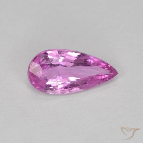 0.52ct Naturel Pourpre moyen Saphir, En forme de poire, VS