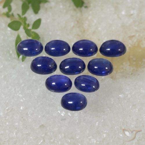 2.78ctw Naturel Bleu marine intense Saphir, ovale, Translucide