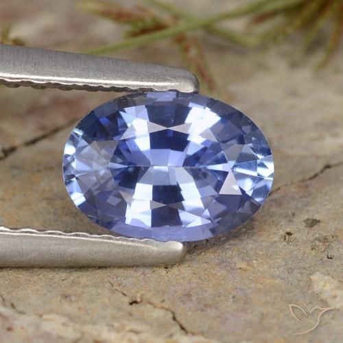 0.81ct Naturel Bleu marine moyen Saphir, ovale, VVS-VS