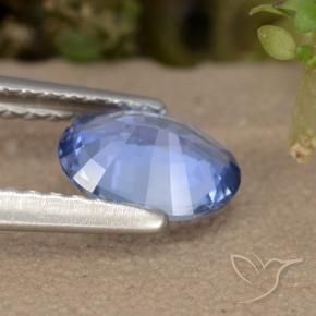 Saphir Bleu naturelle ovale, 0.83 ct, VVS