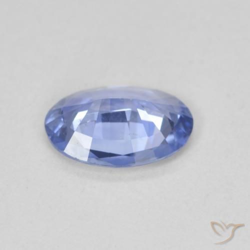 Saphir Bleu marine moyen naturelle ovale, 0.81 ct, VVS-VS