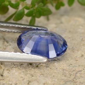 Saphir Bleu naturelle ovale, 0.83 ct, VVS-VS