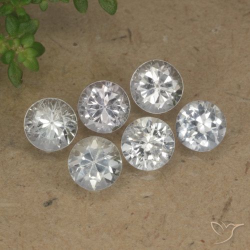 2.70ctw Naturel Blanc Saphir, Tour, VS