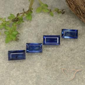 Shop natural 1.55ct Bleu foncé Saphir gems, Baquette, from Madagascar at GemSelect. In stock, global shipping!