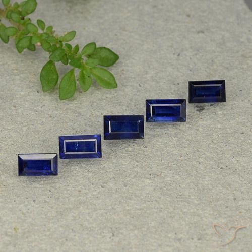 Shop natural 1.89ct Bleu crépuscule Saphir gems, Baquette, from Madagascar at GemSelect. In stock, global shipping!