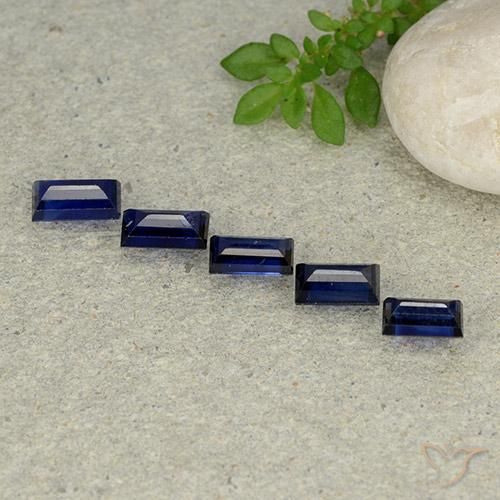 Shop natural 2.20ct Bleu crépuscule Saphir gems, Baquette, from Madagascar at GemSelect. In stock, global shipping!