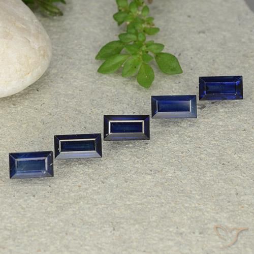 Shop natural 2.58ct Bleu crépuscule Saphir gems, Baquette, from Madagascar at GemSelect. In stock, global shipping!