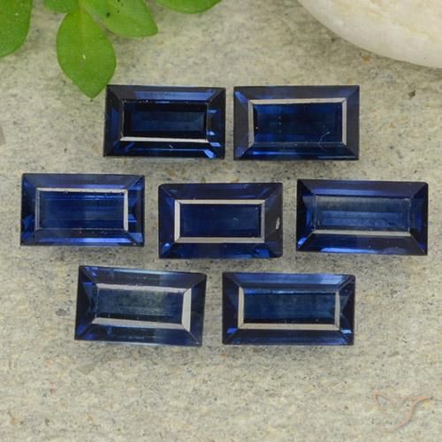 Shop natural 2.49ct Bleu crépuscule Saphir gems, Baquette, from Madagascar at GemSelect. In stock, global shipping!