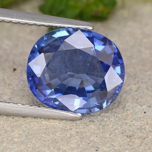 4.61ct Naturel Bleu Barbeau Saphir, ovale, VS