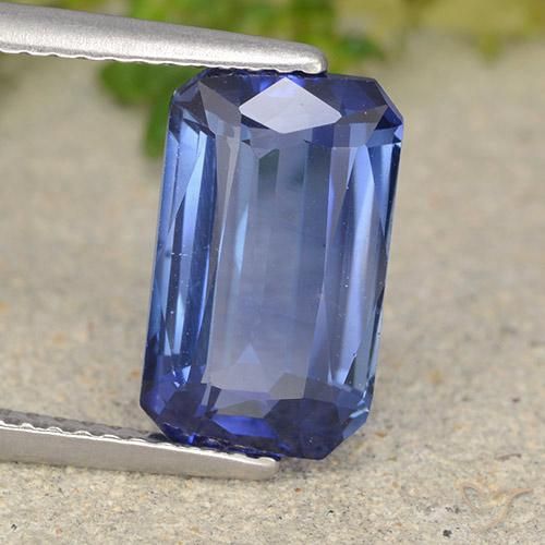 Saphir Bleu Barbeau naturelle Octogone / coupe Émeraude, 4.90 ct, VS