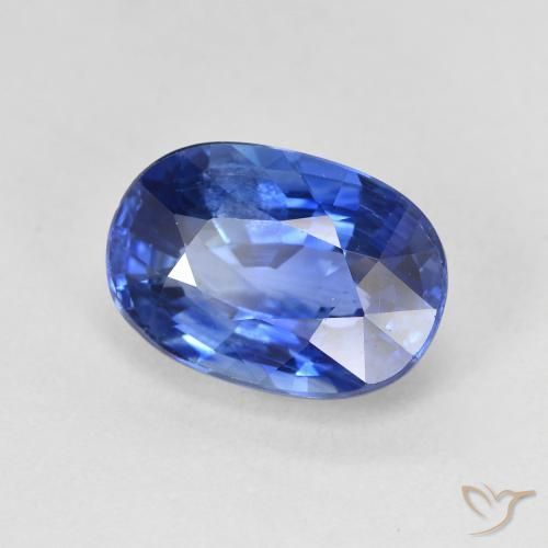 Saphir Bleu Barbeau naturelle ovale, 4.81 ct, VS