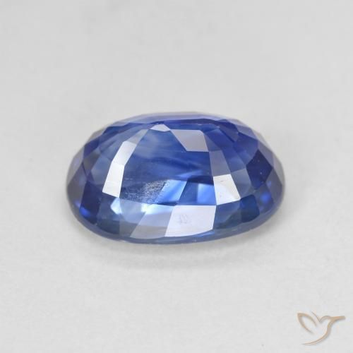 Saphir Bleu Barbeau naturelle ovale, 4.81 ct, VS